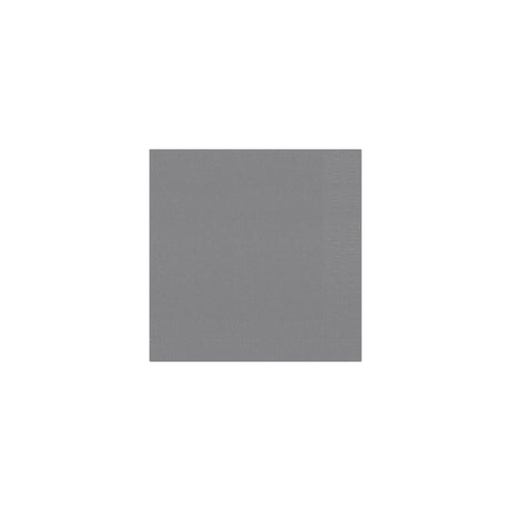 Napkin 3-ply 33x33cm granite grey 125/pc