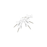 Map pins cylindrical white 25/pc