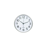 Wall clock TIQ radio controlled Ø35cm silver