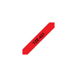 Tape BROTHER TZE421 9mm black on red