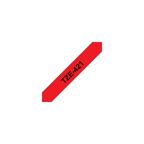 Tape BROTHER TZE421 9mm black on red