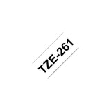 Tape BROTHER TZE261 36mm black on white