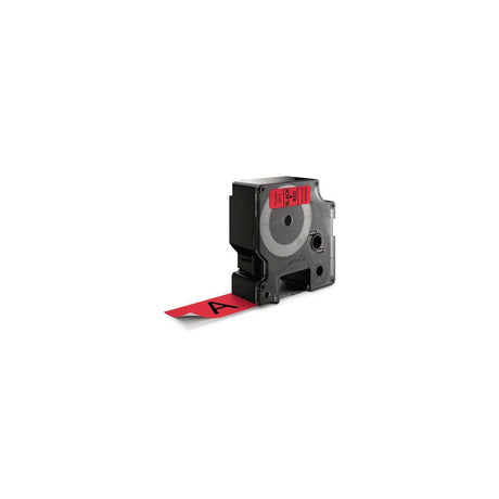 Tape DYMO D1 24mm black on red