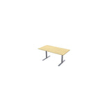 Table El 160x80cm birch laminate/grey