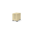 4-drawer birch laminate desk chair