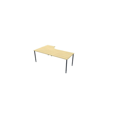 Table frist h 2x1.2x0.8x0.6m birch lam/black