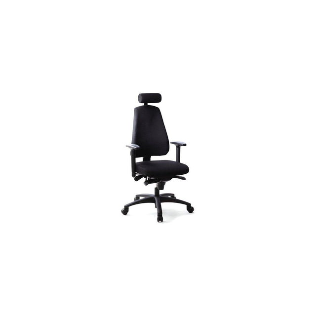 Office chair LD6340 without lumbar support black