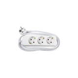 Branch outlet earthed 3-way 3m cable petsk.