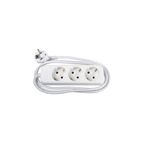 Branch outlet earthed 3-way 3m cable petsk.