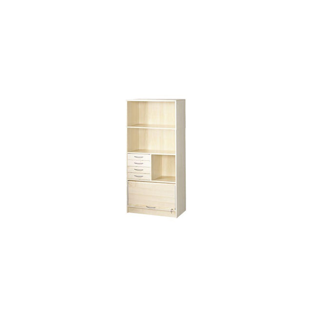 Cabinet shutter drawers 172,5cm birch laminate