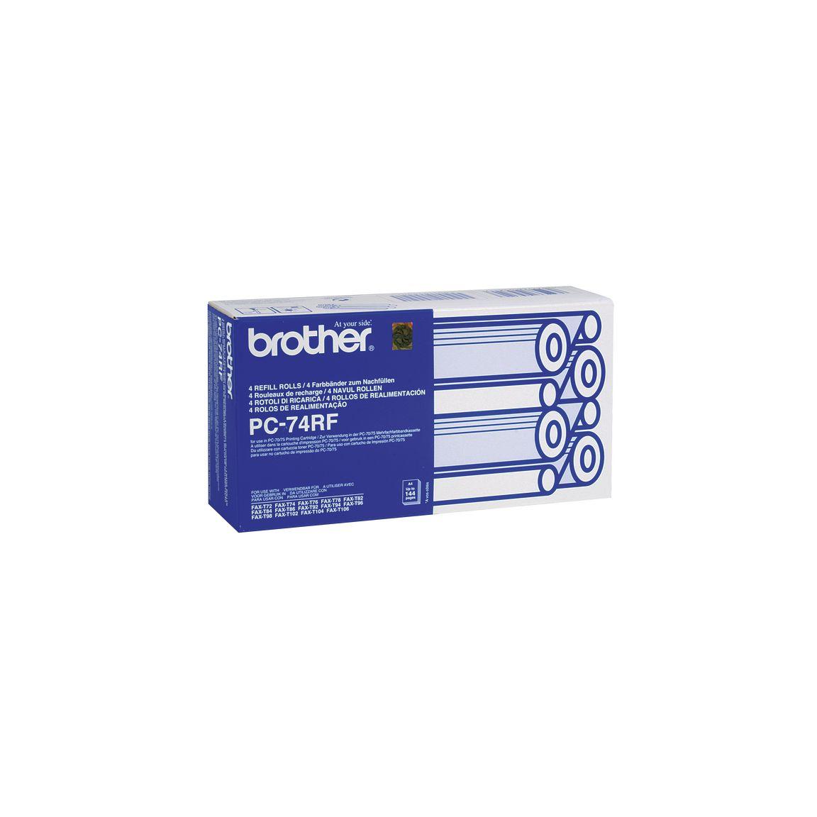 BROTHER PC74RF colour ribbon 4/pc