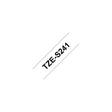 Tape BROTHER TZES241 18mm black on white