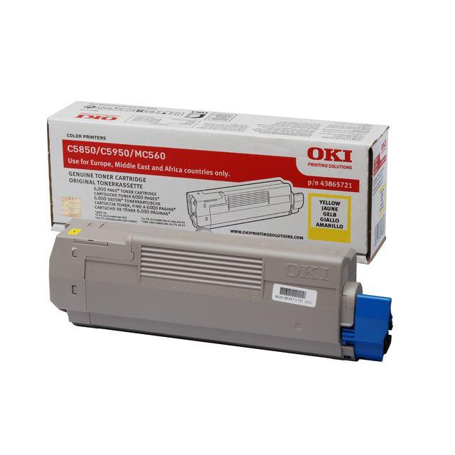 Toner OKI 43865721 6K yellow
