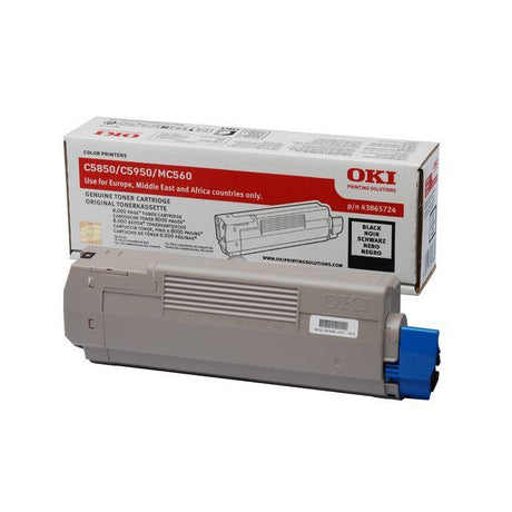 Toner OKI 43865724 8K black