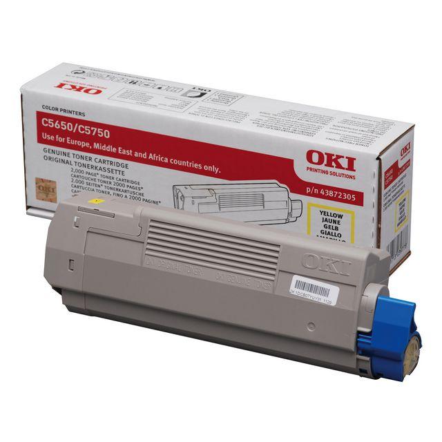 Toner OKI 43872305 2K yellow