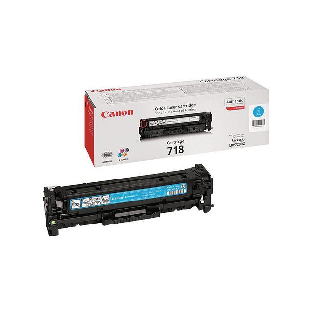Toner CANON 2661B002 718C 2,9K cyan