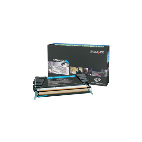 Toner LEXMARK C736H1CG 10K cyan