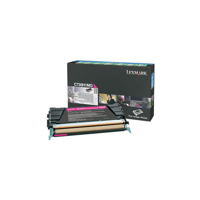 Toner LEXMARK C736H1MG 10K magenta
