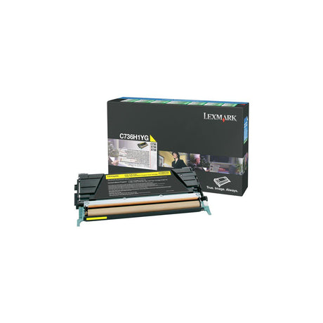 Toner LEXMARK C736H1YG 10K yellow