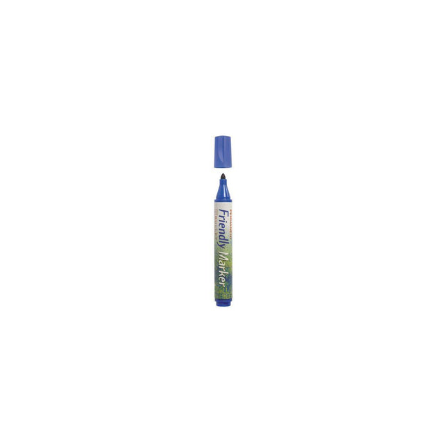 Labelling pen FRIENDLY round blue
