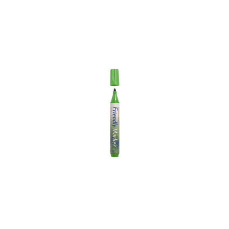 Labelling pen FRIENDLY round green