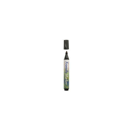 Labelling pen FRIENDLY round black