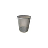 Wastepaper basket wire metal 18L silver