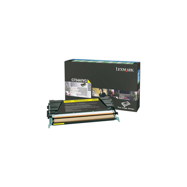 Toner LEXMARK C734A1YG 6K yellow