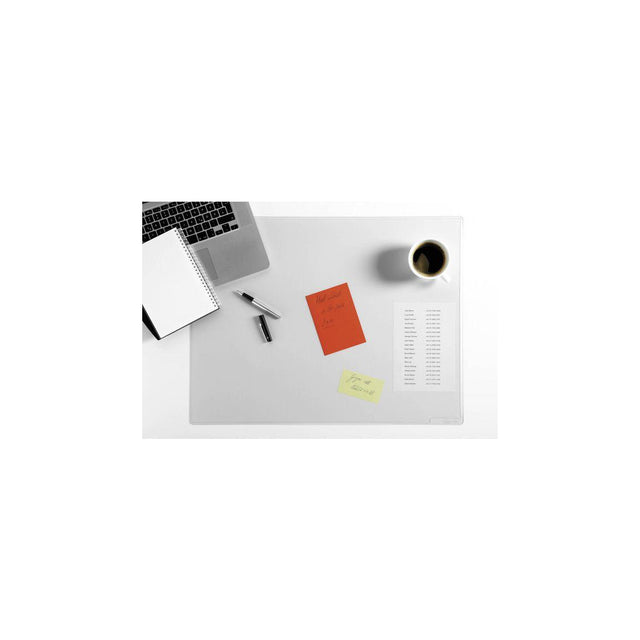 DURABLE writing pad 65x50cm transp