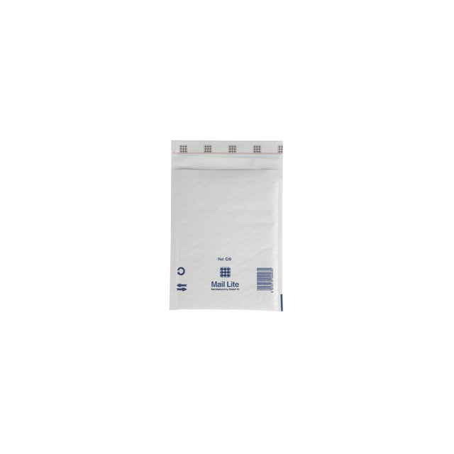 Bubble bag C0 150x210mm white 10/pack