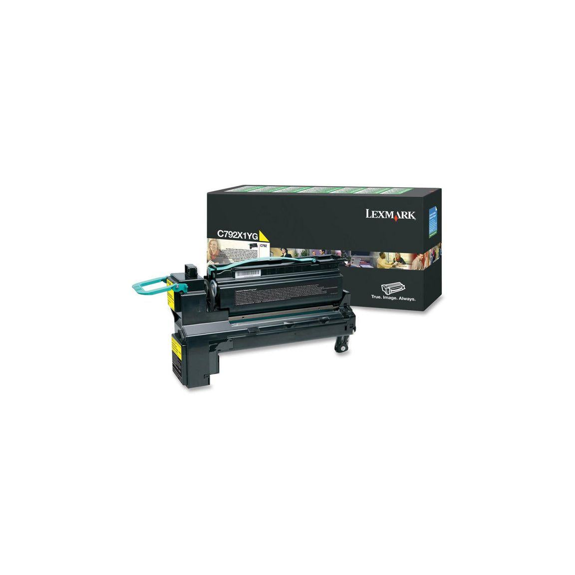 Toner LEXMARK C792X1YG 20K yellow