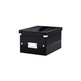 Storage box ClicknStore small black