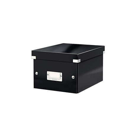 Storage box ClicknStore small black