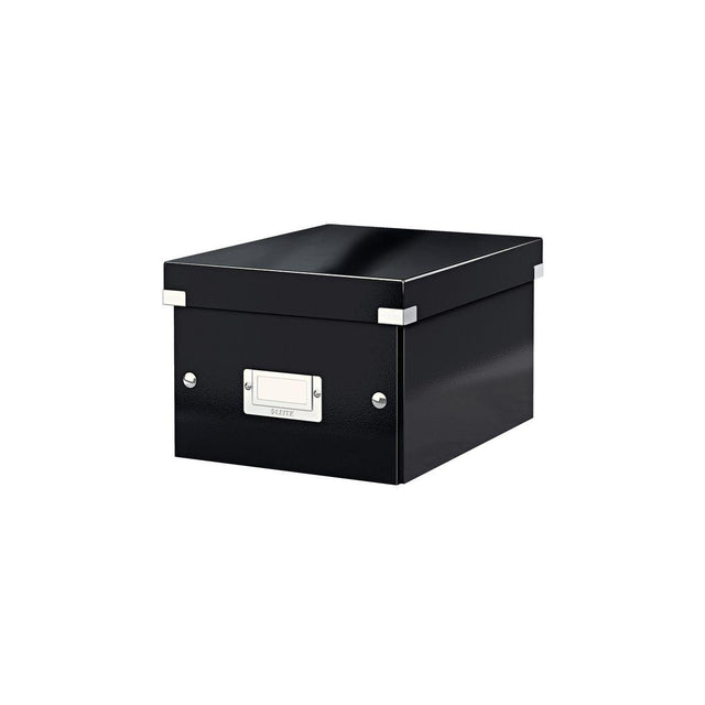 Storage box ClicknStore small black