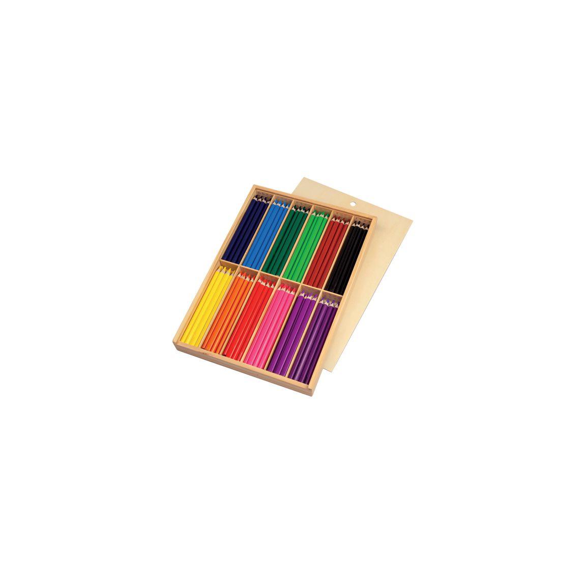 Colour pencils triangular 144/pc