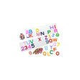 Bead plate ABC/numbers 5/pc