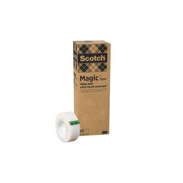 Document tape SCOTCH 900 19mmx33m 9/pack