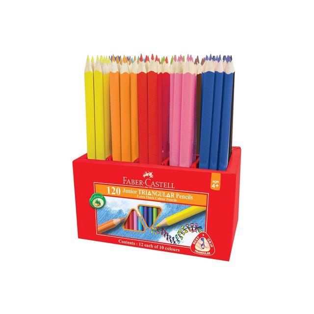 Colour pen FABER Triangular 12x10 colours