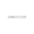Ruler 30cm shatterproof white 100/pc