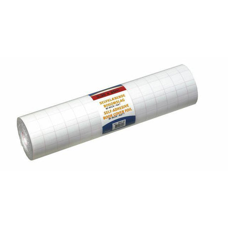 Book plastic self-adhesive. 80my 30cmx25m blank