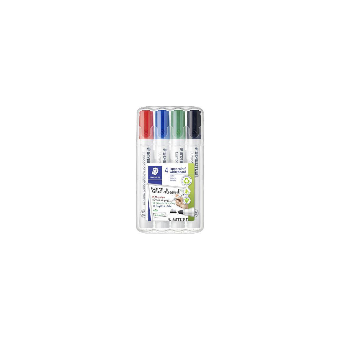 Whiteboard pen LUMOCOLOR 351 round 4/pc
