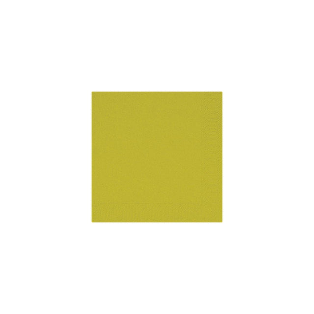 Napkin 3-ply 33x33cm kiwi 125/pack