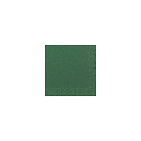 Napkin 3-ply 33x33cm dark green 125/pack