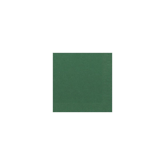 Napkin 3-ply 33x33cm dark green 125/pack