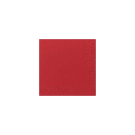 Napkin 3-ply 33x33cm red 125/pack