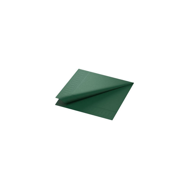 Napkin 3-ply 40x40cm dark green 125/pack