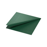 Napkin 3-ply 40x40cm dark green 125/pack