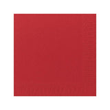 Napkin 3-ply 40x40cm red 125/pack