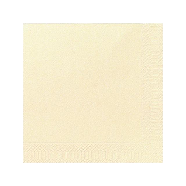 Napkin 3-ply 40x40cm vanilla 125/pack