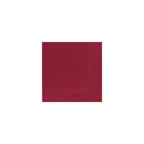 Napkin 3-ply 40x40cm burgundy 125/pack